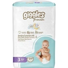 Подгузники Giggles Premium 3 Midi 4-9 кг 34 шт (8680131206896)