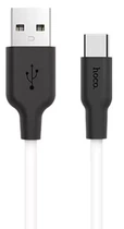 Кабель HOCO X21 Plus USB на Type-C зарядка, передача данных, 2м White/Black