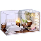 Кукольный дом конструктор DIY Cute Room QT-011-B Lazy Daily Румбокс