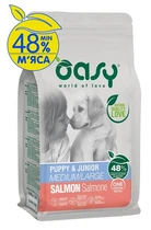Сухой корм для собак Oasy OAP PUPPY Medium/Large Лосось