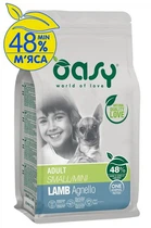 Сухий корм для собак Oasy OAP ADULT Small/Mini Ягня