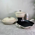 Набір посуду Le Creuset з очищувачем Meringue (lc_set3_meringue)