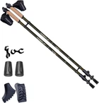 Палиці для скандинавської ходьби PowerPlay 9105 Sisu Black/Gold 80-135 см (пара) (PP_9105_SISU)