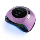 Лампа для манікюру UV+LED SUN BQ-5T Pink із ручкою, 120 Вт