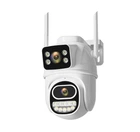 Уличная WiFi IP камера Besder A8Q 8Мп 2 независимых объектива белая