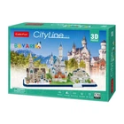 Пазл Cubic Fun Трехмерная головоломка-конструктор City Line Бавария [104239]