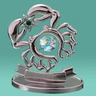 Фигурка Crystocraft со стразами Swarovski Знак зодиак Рак 8х7 см 0260-001 SL