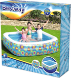 Надувний басейн для дітей Bestway Квіти 229 x 152 x 56 см (6942138968101)