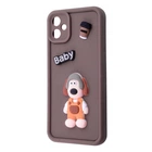Чохол мультяшний з фігурками VVave Pretty Things Case для Samsung Galaxy A05 brown/baby