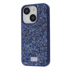 Чохол Bling World Rock Diamond (TPU) iPhone 16 Pro Max blue titanium