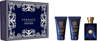 Zestaw męski Versace Dylan Blue Balsam po goleniu 50 ml + Żel pod prysznic 50 ml + Woda toaletowa 50 ml (8011003879359)