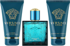 Zestaw męski Versace Eros Woda toaletowa 50 ml + Balsam po goleniu 50 ml + Żel pod prysznic 50 ml (8011003885176)