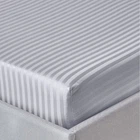 Простынь на резинке Zastelli Gray stripe поликоттон 100*200+20см Серая