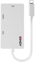 Adapter wideo Lindy VL100 external Biały (43273)