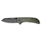 Ніж Sencut Fritch Blackwash Olive Micarta (S22014-1)