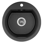 Мийка кухонна GRANADO LUGO black shine (gr2801)