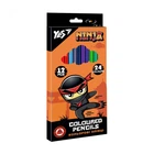 Олівці кольорові YES 12/24 кольорів Ninja (290707)