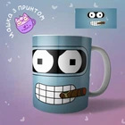Чашка кружка Футурама Futurama Бендер