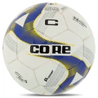 Мяч футбольный №5 PU ламинированный сшит вручную CORE PREMIER FB-8464 (№5, 4 сл., сшит вручную, белый-желтый-синий)