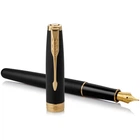 Ручка перова Parker SONNET 17 Matte Black Lacquer GT FP F 84 811