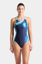 Купальник закритий для женщин Arena DREAMHLINE SWIMSUIT V BACK синий 36 008328-780 36