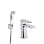 Смеситель для раковины Qtap Gemini с гигиеническим душем QTGEM272CRM45689 Chrome