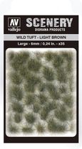 Trawa do dekoru Vallejo SC418 Scenery Wild Tuft Light Brown 6 mm x 35 (8429551986168)