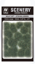 Trawa do dekoru Vallejo SC427 Scenery Wild Tuft Strong Green 12 mm x 17 (8429551986250)