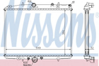 Радиатор CN C5(00-)2.0 HDi(+)[OE 1330.64] Nissens (61292A)