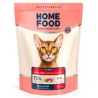 Сухой корм для кошек Home Food для стерилизованных с уткой и грушей