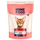 Сухой корм для кошек Home Food для стерилизованных с уткой и грушей