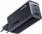 Мережевий зарядний пристрій Anker 120 W GaN 737 III 2 x USB-C 1 x USB-A Black (A2148312)