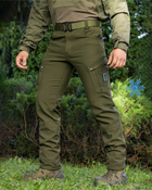 Зимові штани карго тактичні Softshell BEZET Ешелон хакі - 4XL