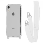 Чехол с ремешком VVave Clear Case with Strap для Apple iPhone Xr white
