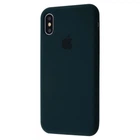 Чехол силиконовый Premium Silicone Case Full для Apple iPhone X/Xs clover