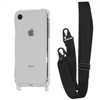 Чехол с ремешком VVave Clear Case with Strap для Apple iPhone Xr black