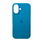 Защитный чехол-накладка Silicone Full Case AA Open Cam для Apple iPhone 16 Surf Blue (FullOpeAAi16-38)