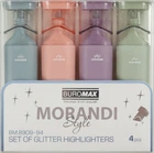 Набор текстовых маркеров Buromax Morandi Style 1-4 мм 4 шт (BM.8909-94)