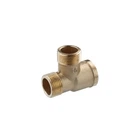 Трійник латунний LexLine 1/2" (Н×Н×В), PN10