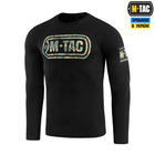 Футболка довгий рукав M-Tac Logo Black 3XL 80067002-3XL