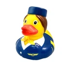 Стильная тематическая резиновая уточка FunnyDucks "Стюардесса" L1871