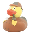 Стильная тематическая резиновая уточка FunnyDucks "Детектив" L1883
