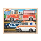 Пазл Melissa&Doug "Спецмашини" 24 елементи 30х40 см MD9062