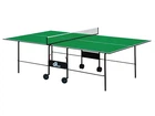 Теннисный стол передвижной GSI Sport Athletic Light Gp-2 с аксессуарами 274х152 см ЛДСП зеленый