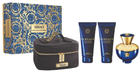 Zestaw prezentowy damski Versace Pour Femme Dylan Blue Woda perfumowana 100 ml + Żel pod prysznic 100 ml + Balsam do ciała 100 ml + Kosmetyczka (8011003893362)