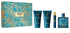 Zestaw męski Versace Eros Woda toaletowa 100 ml + Żel pod prysznic 75 ml + Balsam po goleniu 75 ml + Woda toaletowa 10 ml (8011003893614)