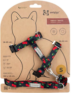 Шлея зі шнурком для котів Amiplay BeHappy Cat Guard S Cherry (5907563304932)