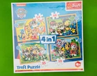 Пазли 4 в 1 (35, 48, 54 та 70 елементів). Щенячий патруль. Відпочинок. Trefl