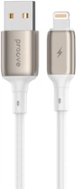 Кабель Proove Flex Metal Lightning 2.4 A 1 м White (505010003)