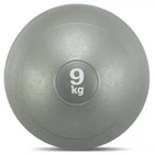 Слембол м'яч набивний для кросфіту та фітнесу Slam Ball Record (FI-5165-9) 9кг Сірий